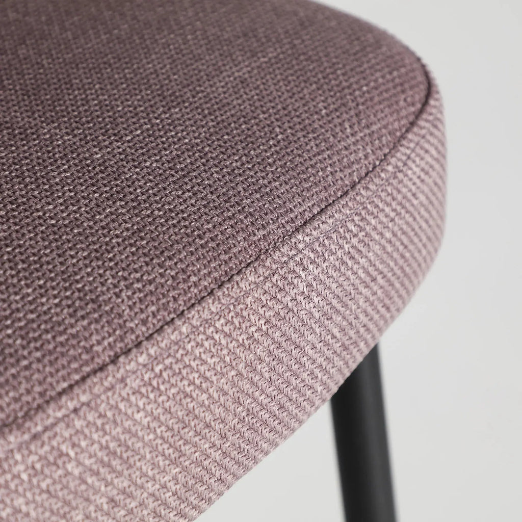 Chaise de Bar Violet MERANO - 55 x 55 cm KODU