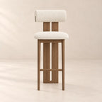 Chaise de bar BETTY avec dossier cylindrique