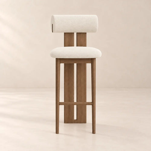 Chaise de bar BETTY avec dossier cylindrique