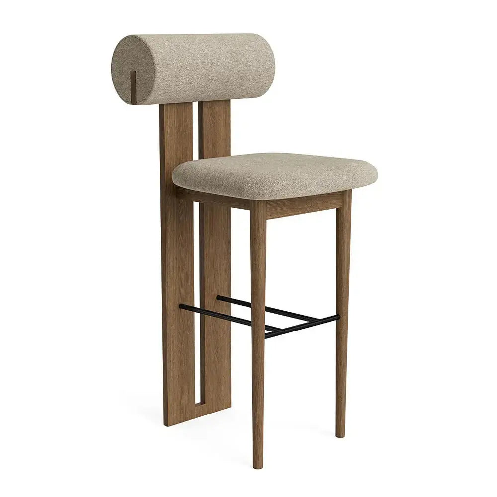 Chaise de Bar en Bois BETTY - 65 X 95cm Hawali Home