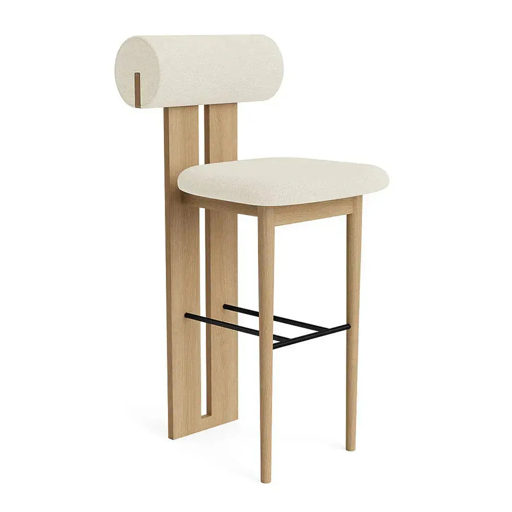 Chaise de Bar en Bois BETTY - 65 X 95cm Hawali Home