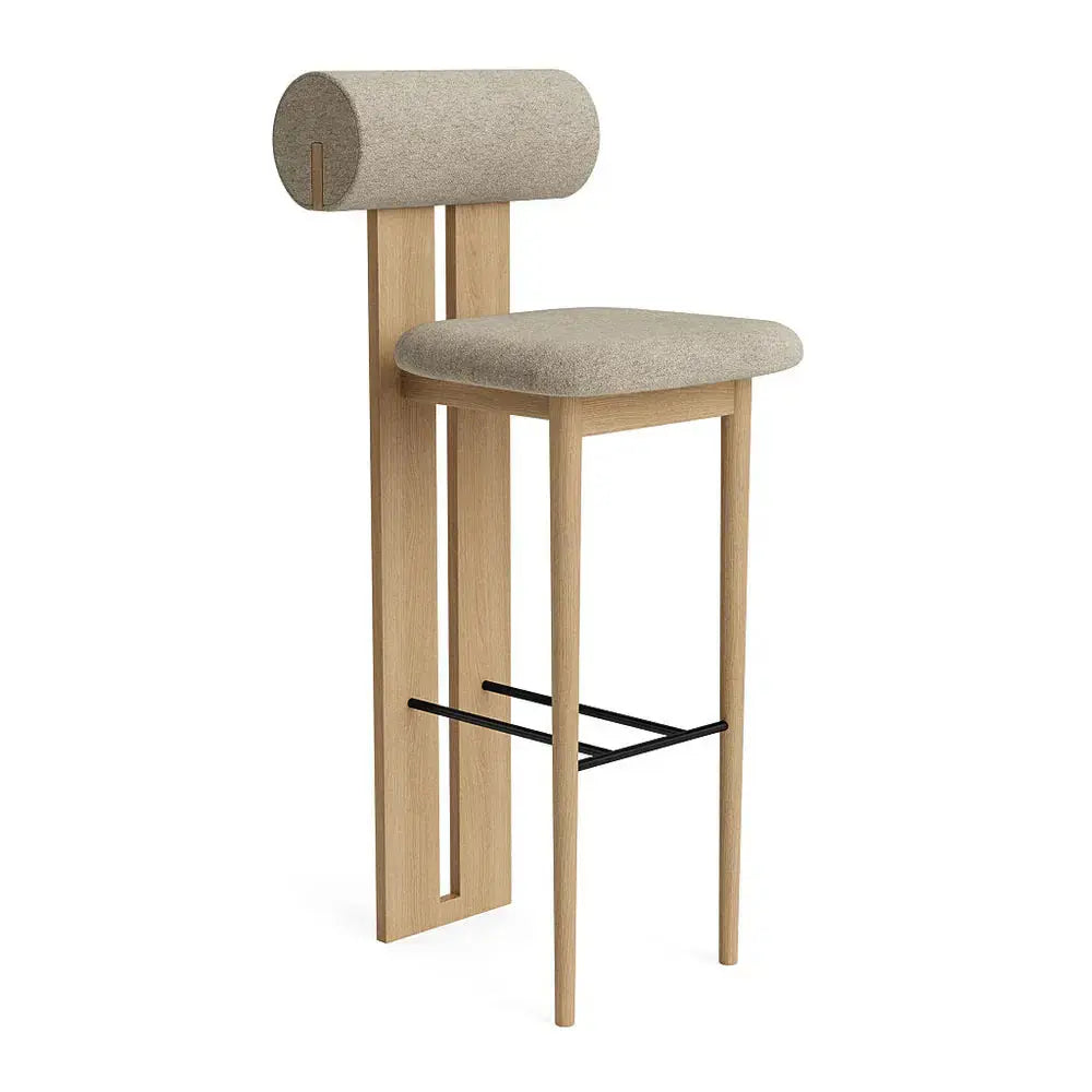 Chaise de Bar en Bois BETTY - 65 X 95cm Hawali Home
