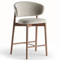 Chaise de Bar en Bois LOLY - 50 x 46 cm Hawali Home