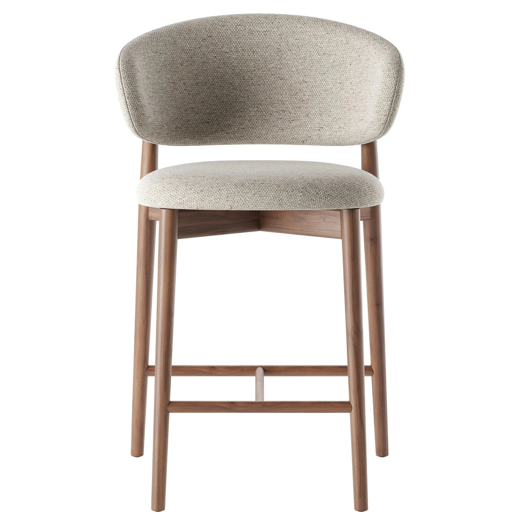 Chaise de Bar en Bois LOLY - 50 x 46 cm Hawali Home