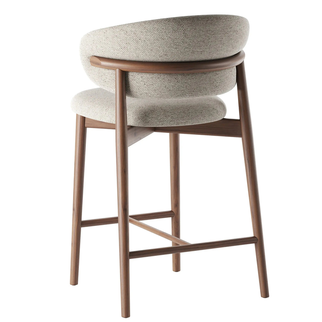 Chaise de Bar en Bois LOLY - 50 x 46 cm Hawali Home