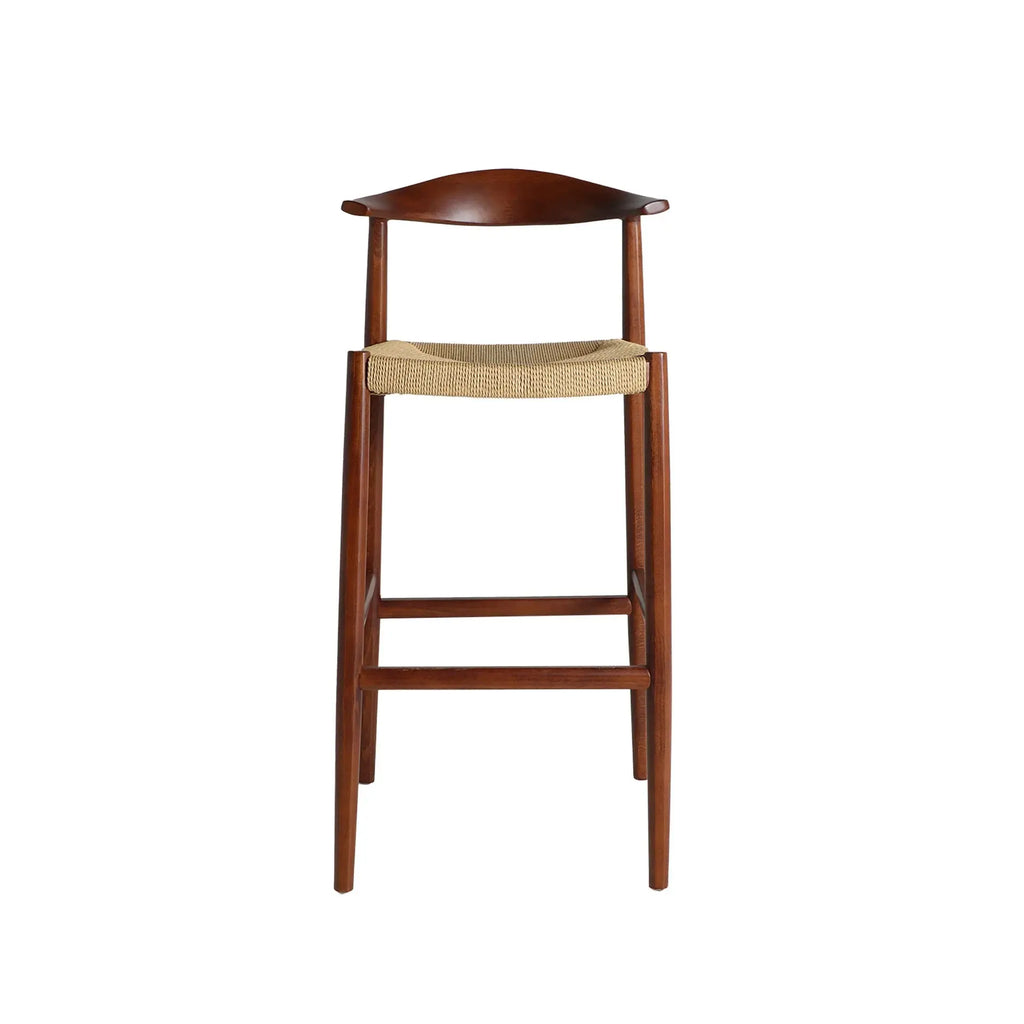 Chaise de Bar en Bois d'Hêtre ZELHEM - 51 x 51 cm KODU