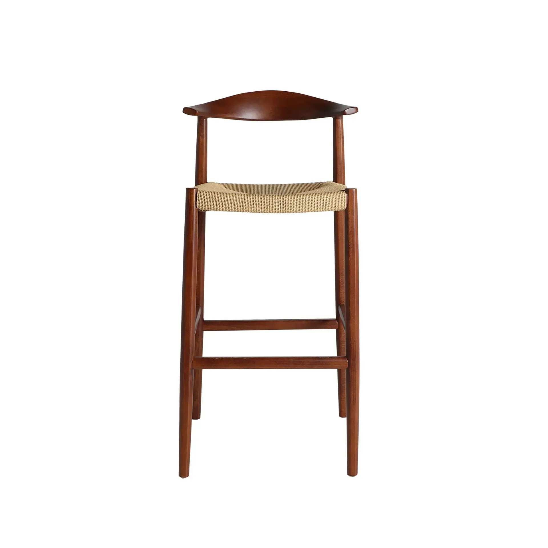 Chaise de Bar en Bois d'Hêtre ZELHEM - 51 x 51 cm KODU