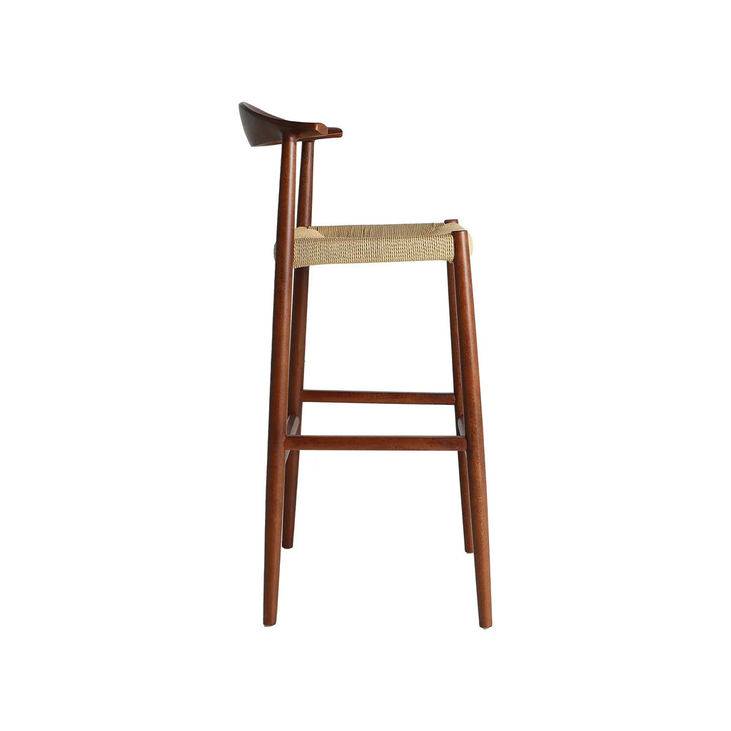 Chaise de Bar en Bois d'Hêtre ZELHEM - 51 x 51 cm KODU