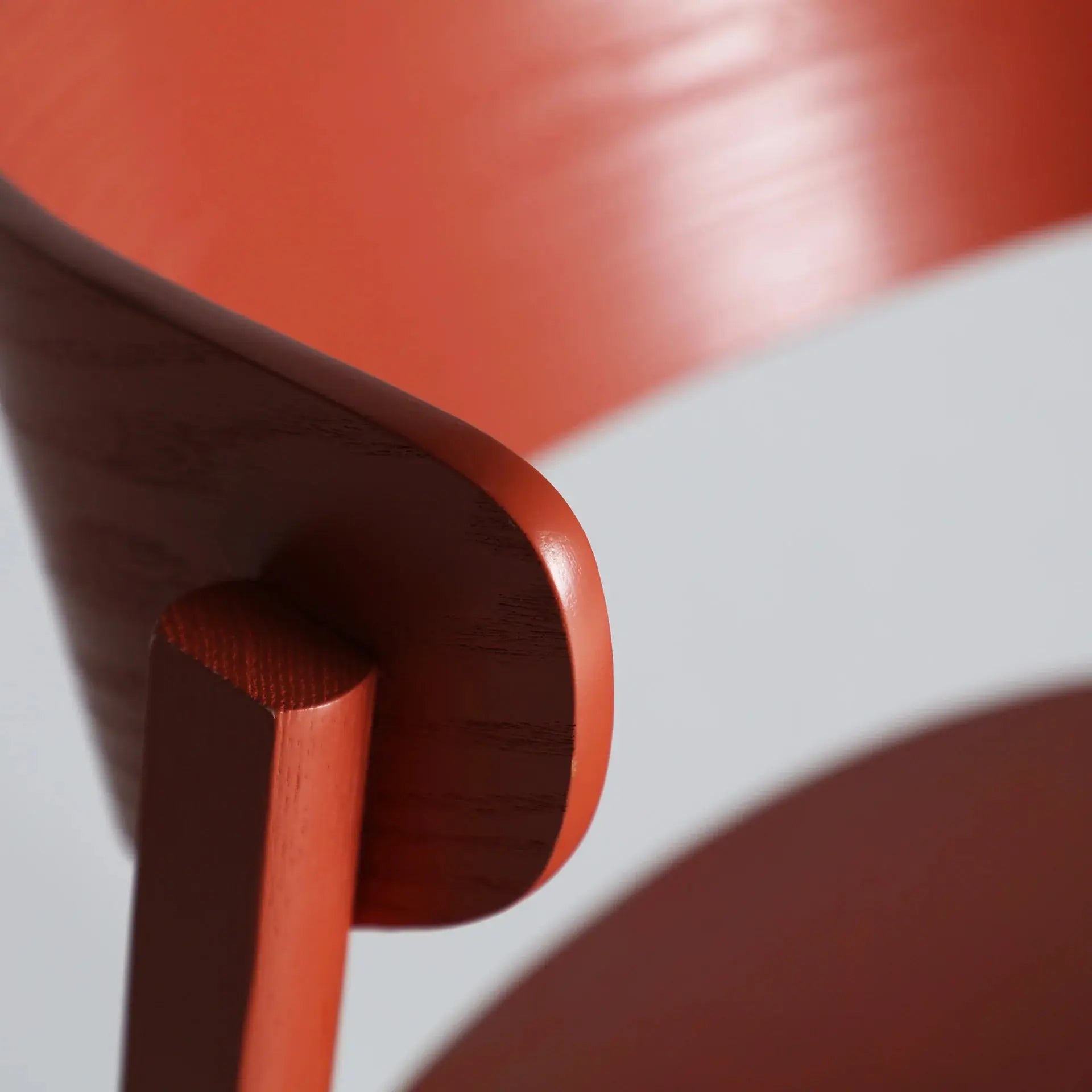 Chaise de Bar en Bois de Frêne Rouge VREDEN - 48 x 50 cm KODU