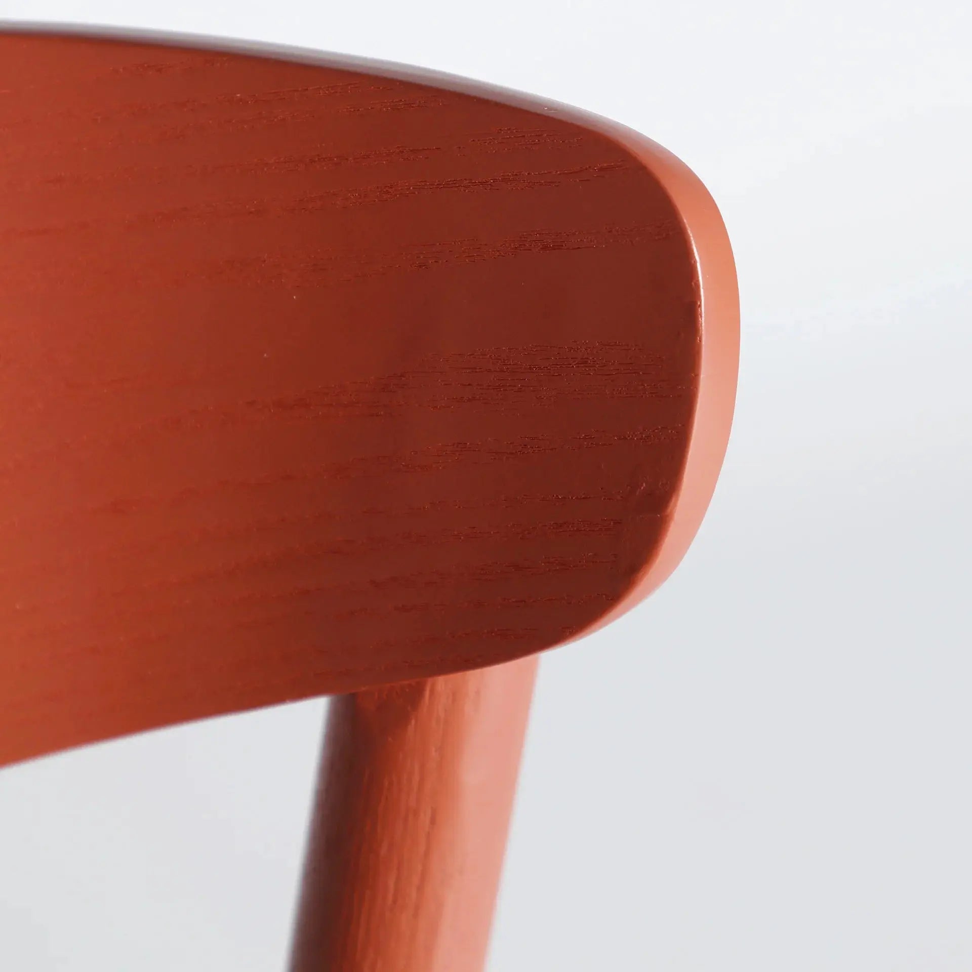 Chaise de Bar en Bois de Frêne Rouge VREDEN - 48 x 50 cm KODU
