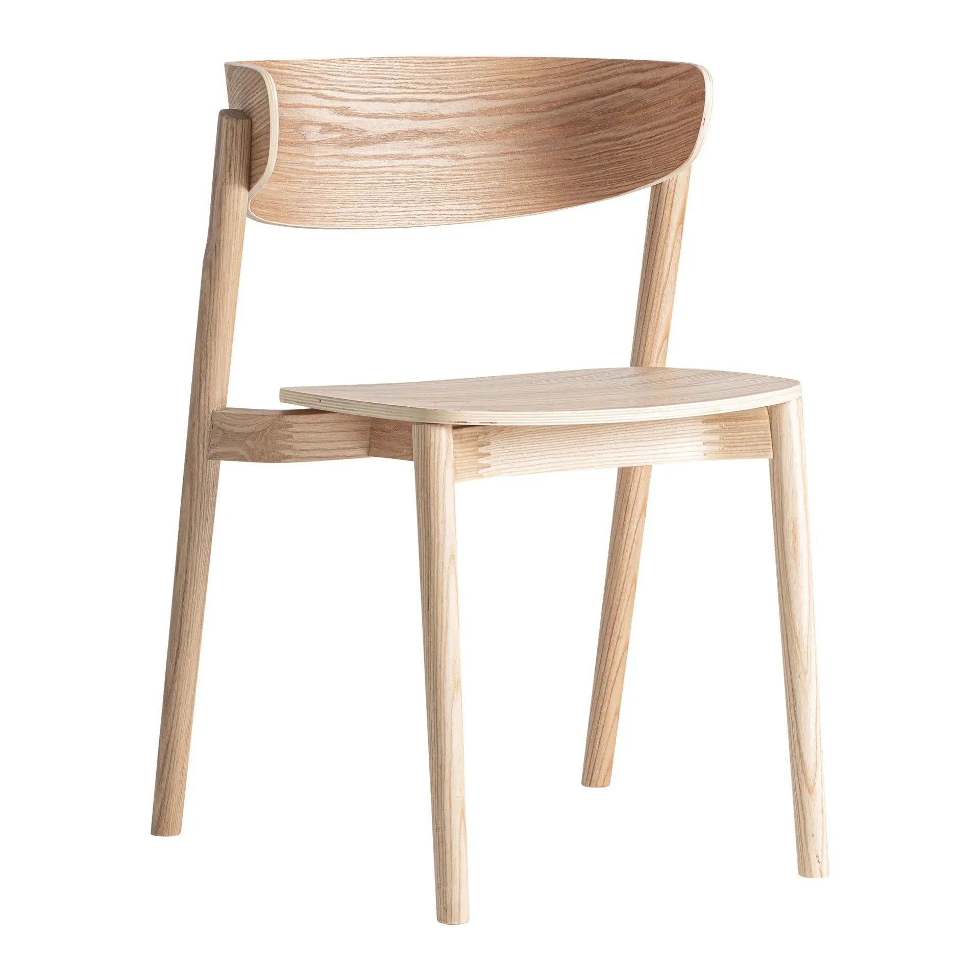 Chaise de Cuisine en Bois WIELER - 50 x 52 cm KODU