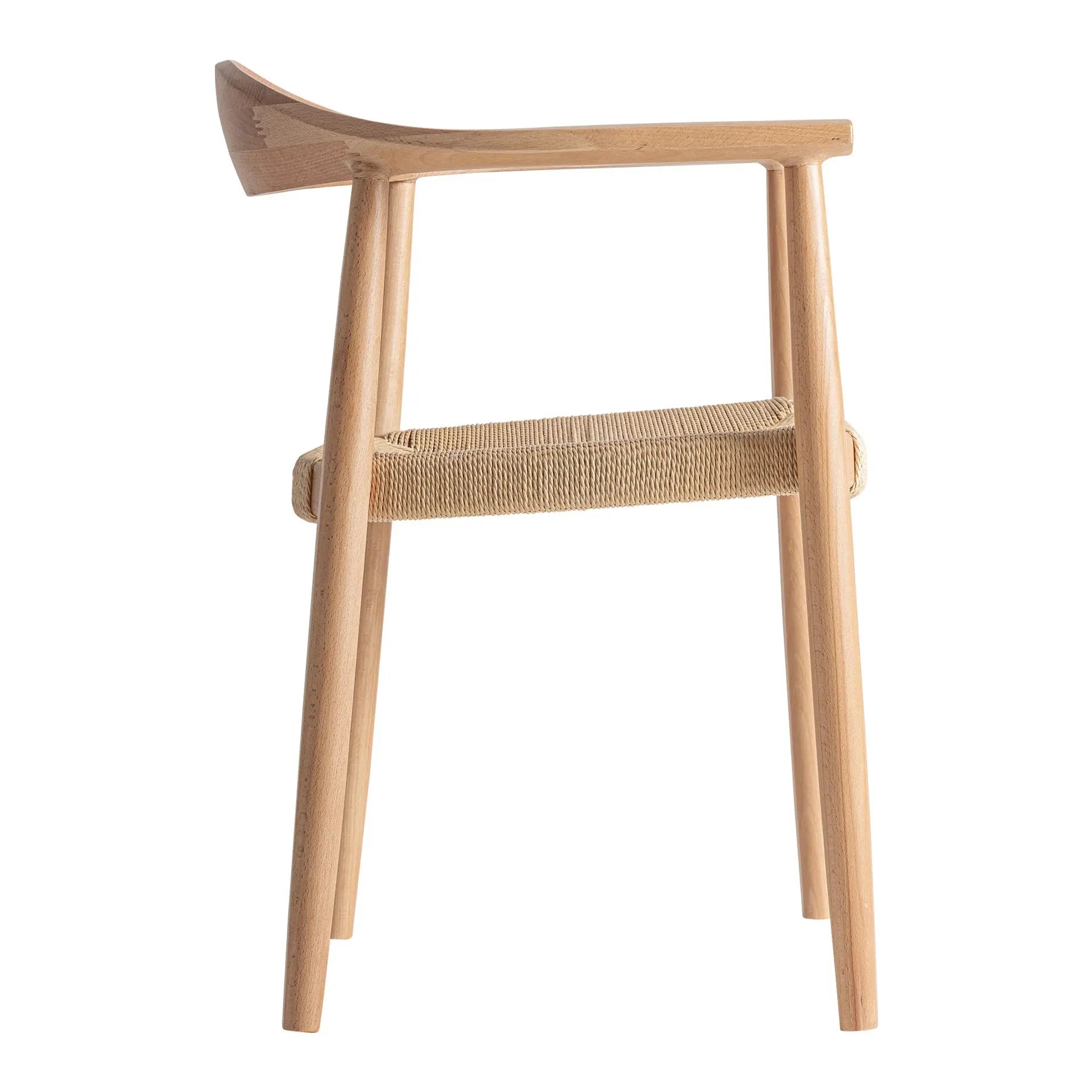 Chaise de Cuisine en Bois d'Hêtre WIELER - 50 x 52 cm KODU
