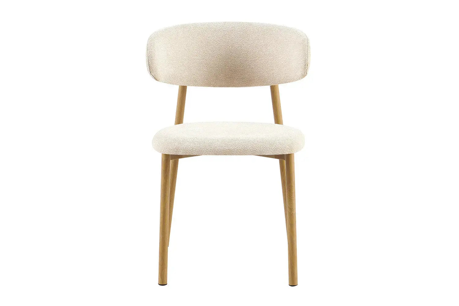 Chaise de Salle à Manger Effet Bois Naturel INAYA - 53 x 52 cm Rousseau