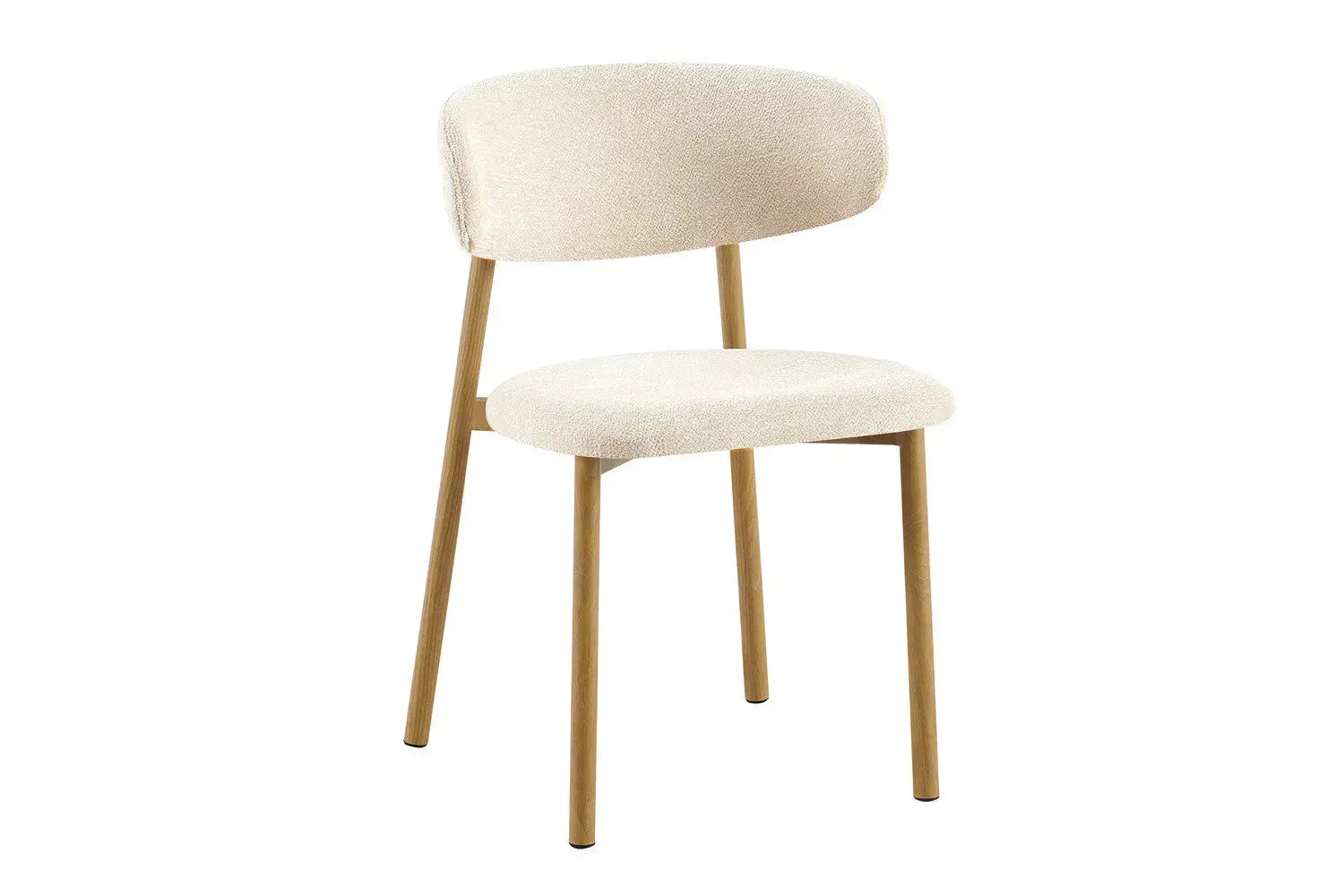 Chaise de Salle à Manger Effet Bois Naturel INAYA - 53 x 52 cm Rousseau
