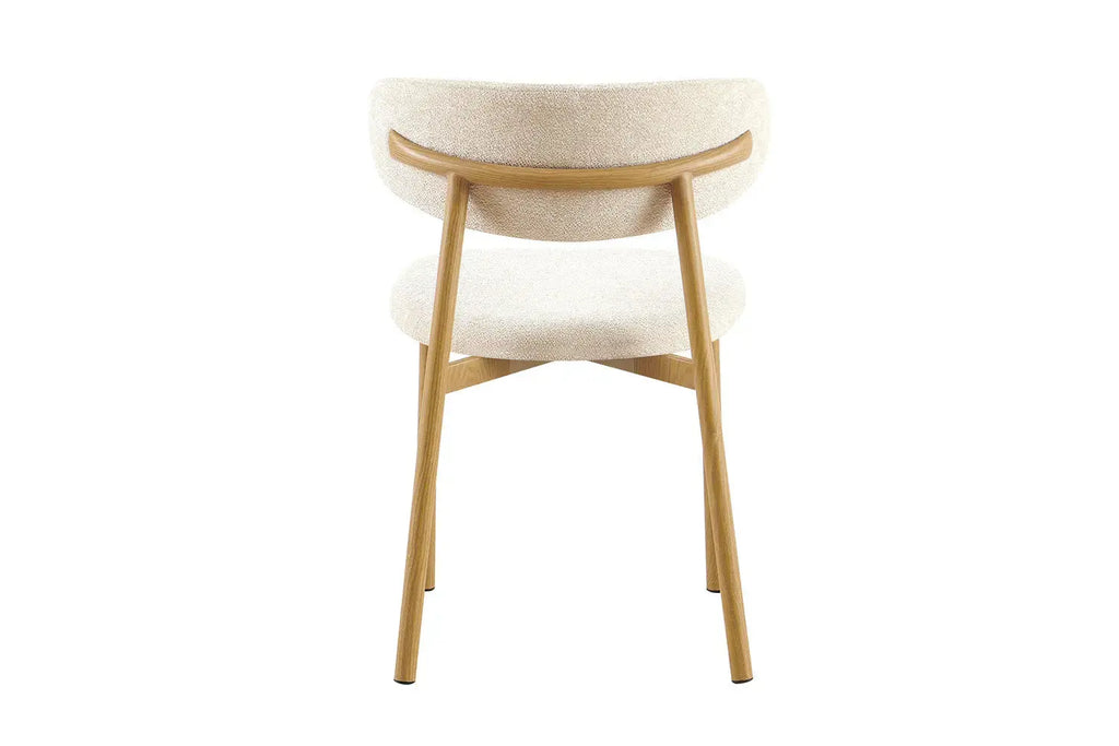 Chaise de Salle à Manger Effet Bois Naturel INAYA - 53 x 52 cm Rousseau