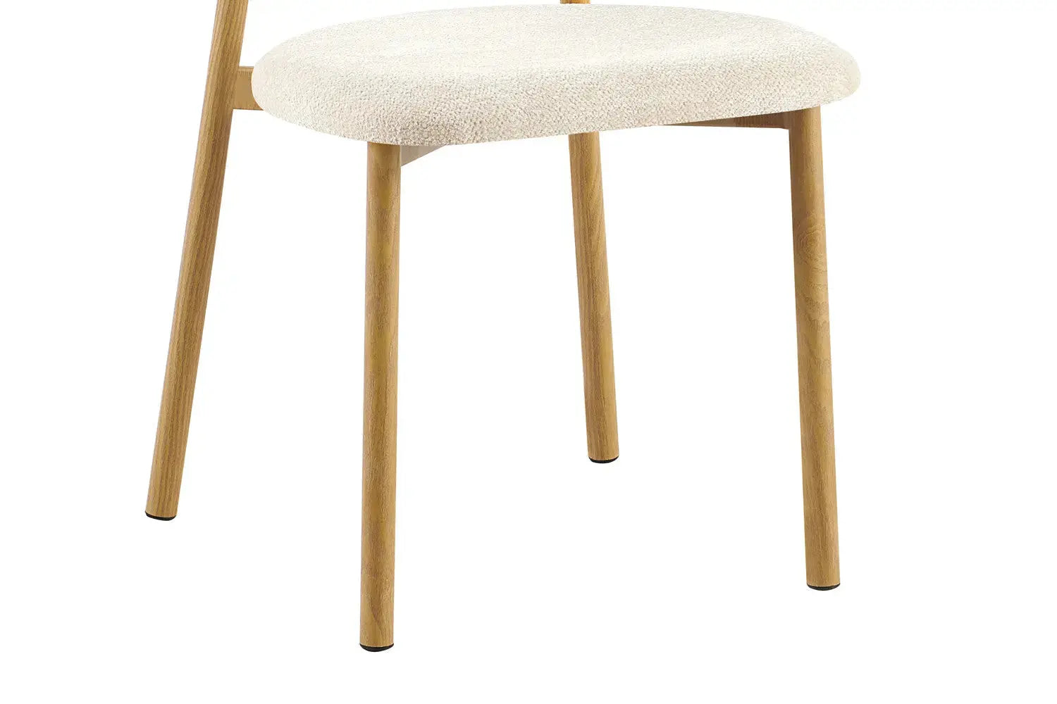 Chaise de Salle à Manger Effet Bois Naturel INAYA - 53 x 52 cm Rousseau