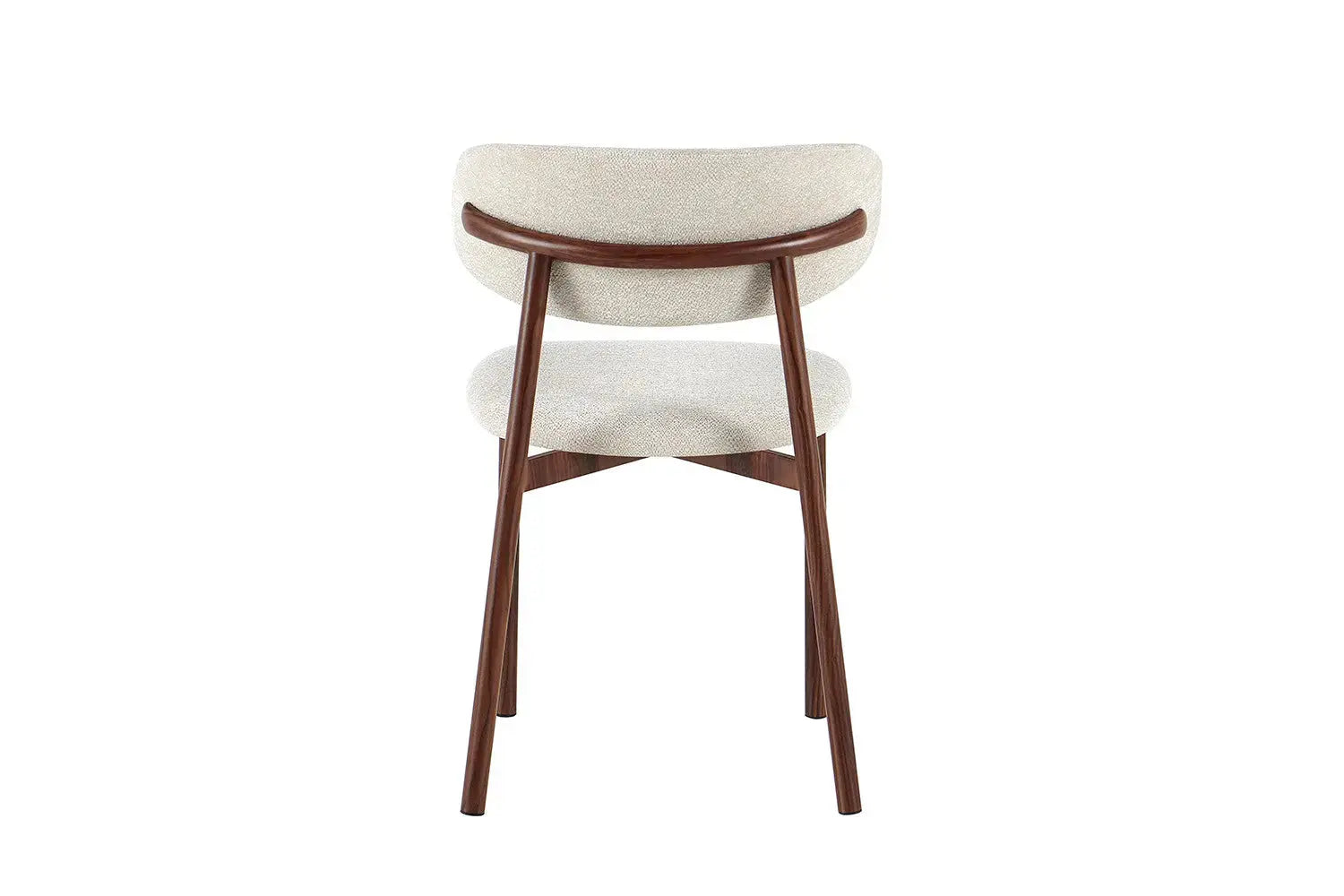 Chaise de Salle à Manger Effet Noyer INAYA - 53 x 52 cm Rousseau