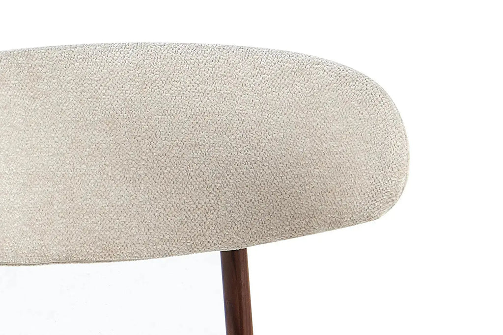 Chaise de Salle à Manger Effet Noyer INAYA - 53 x 52 cm Rousseau