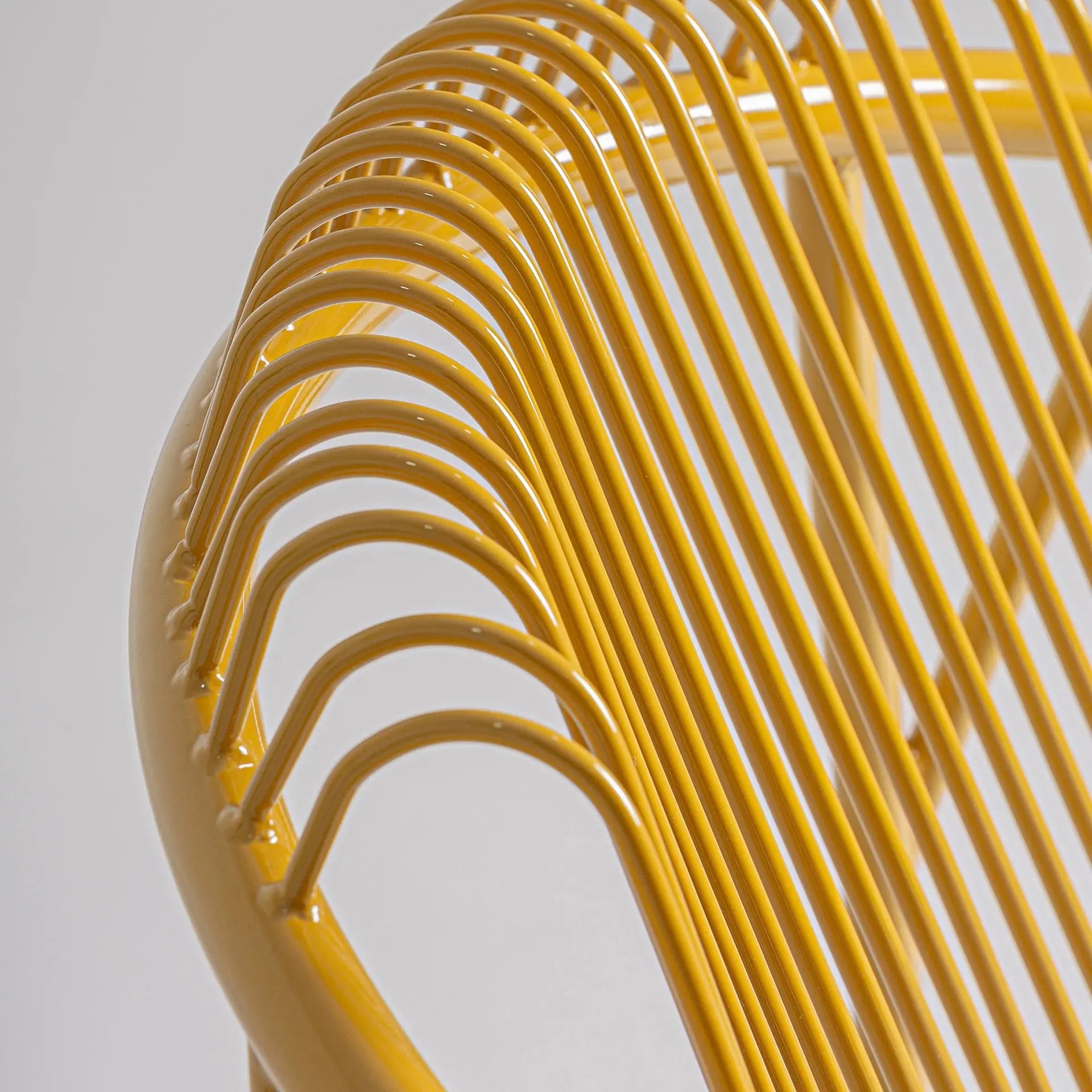 Chaise de Salle à Manger Jaune BRIENZ - 62 x 67 cm KODU