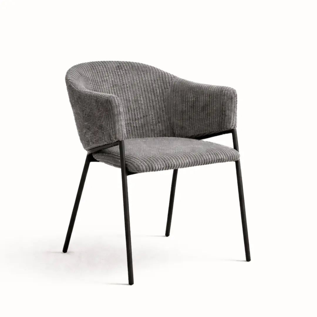 Chaise de Salle à Manger TALIA en Tissu - 54 x 62 cm Rousseau