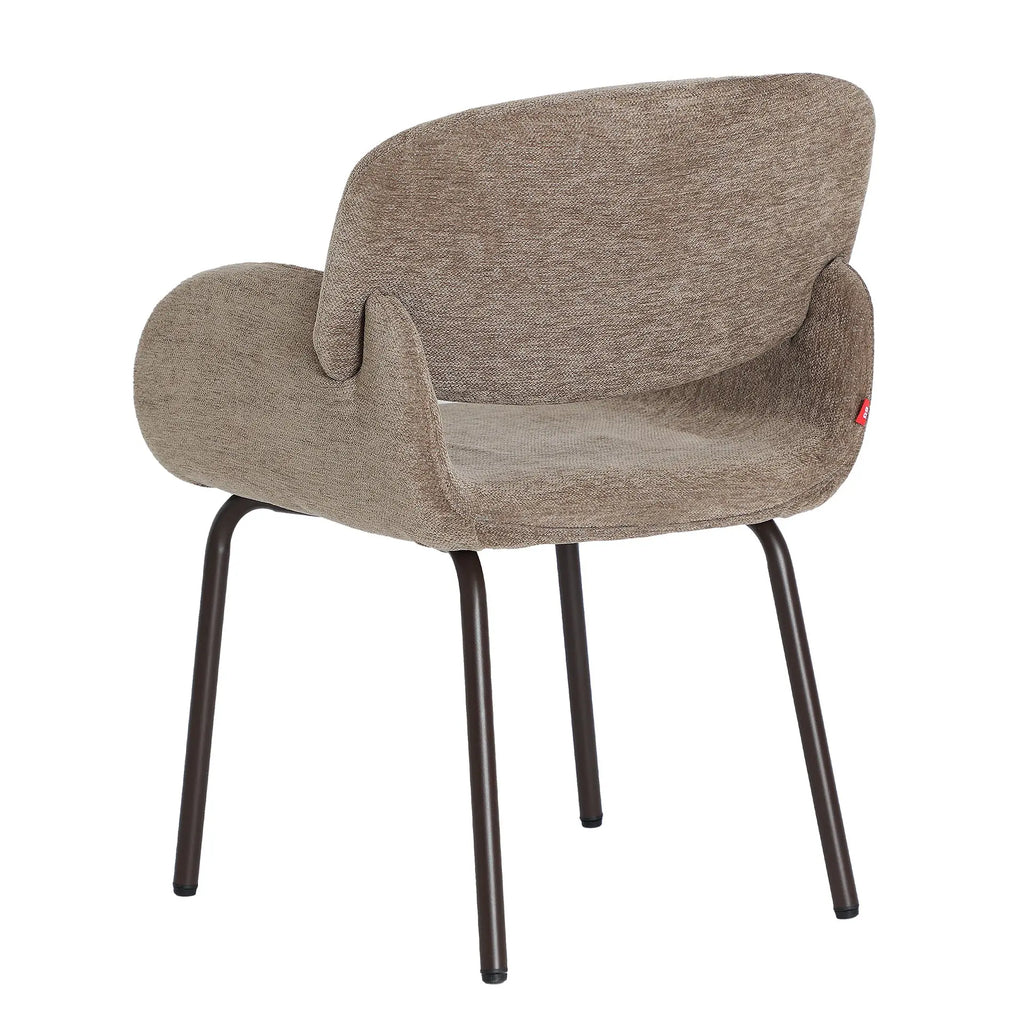 Chaise de Salle à Manger Taupe NOOR - 54 x 56 cm KODU