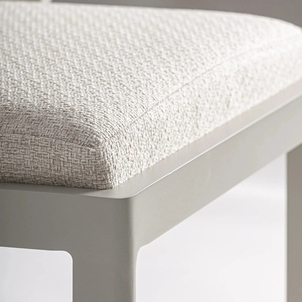 Chaise de Salle à Manger Taupe TEGNA - 58 x 59 cm KODU