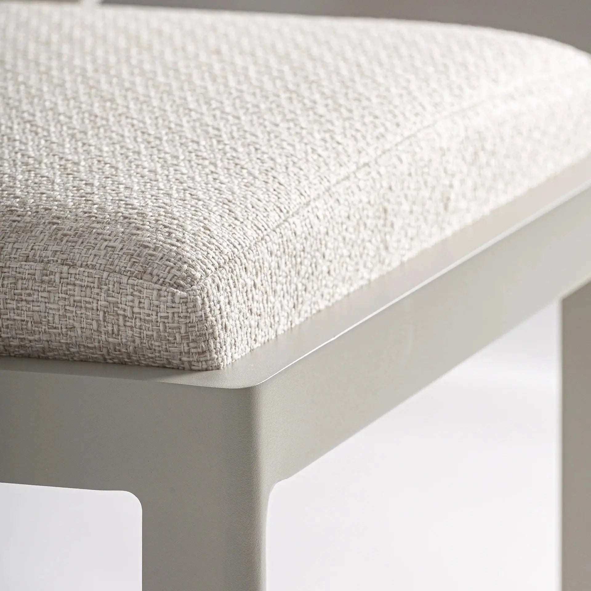 Chaise de Salle à Manger Taupe TEGNA - 58 x 59 cm KODU