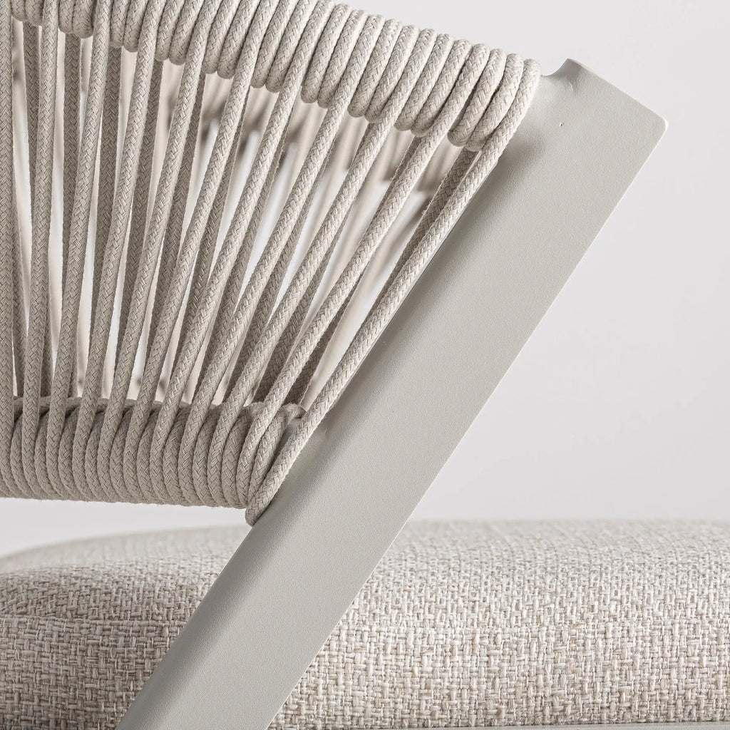 Chaise de Salle à Manger Taupe TEGNA - 58 x 59 cm KODU