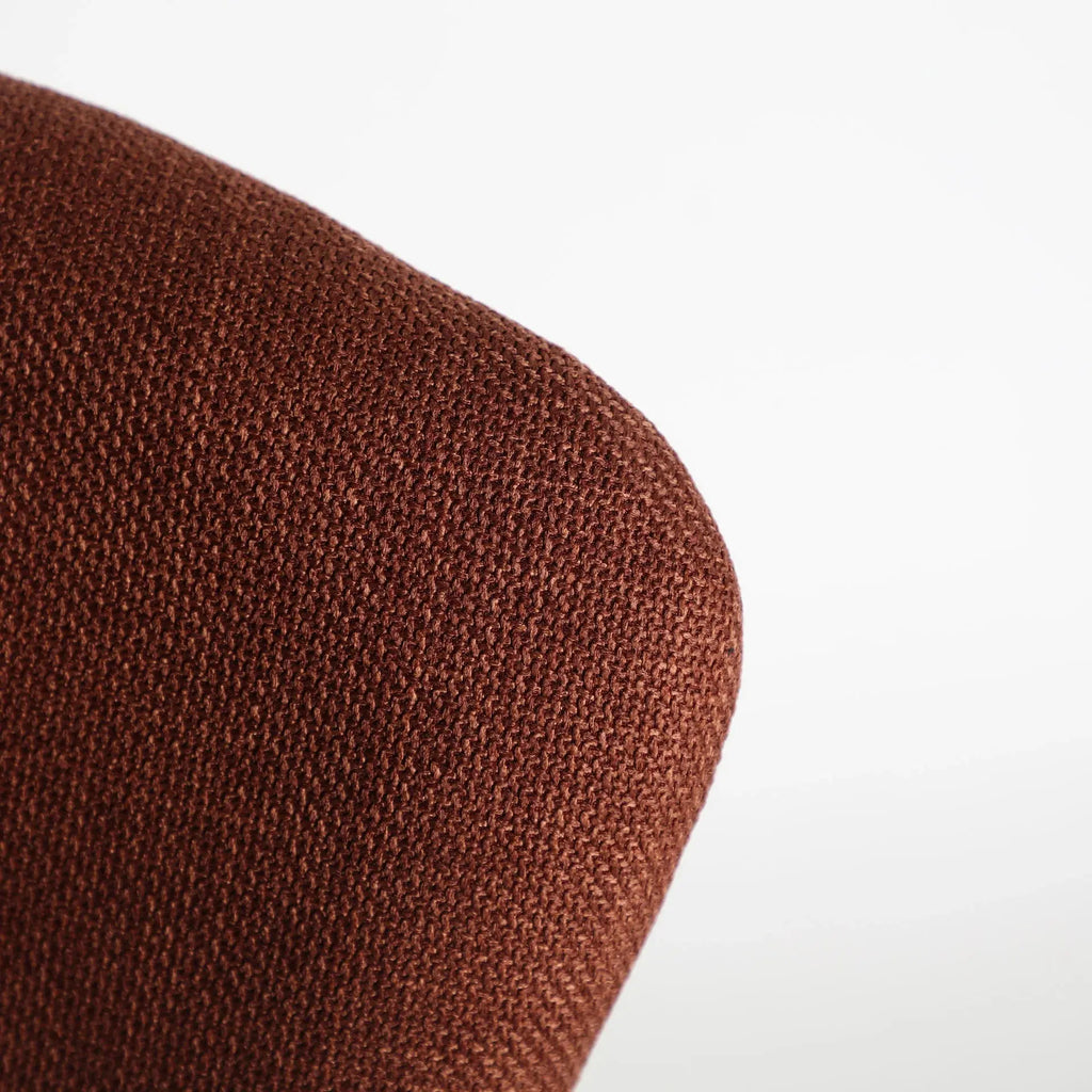 Chaise de Salle à Manger Tissu Rouge FLAGNAC - 61 x 61 cm KODU