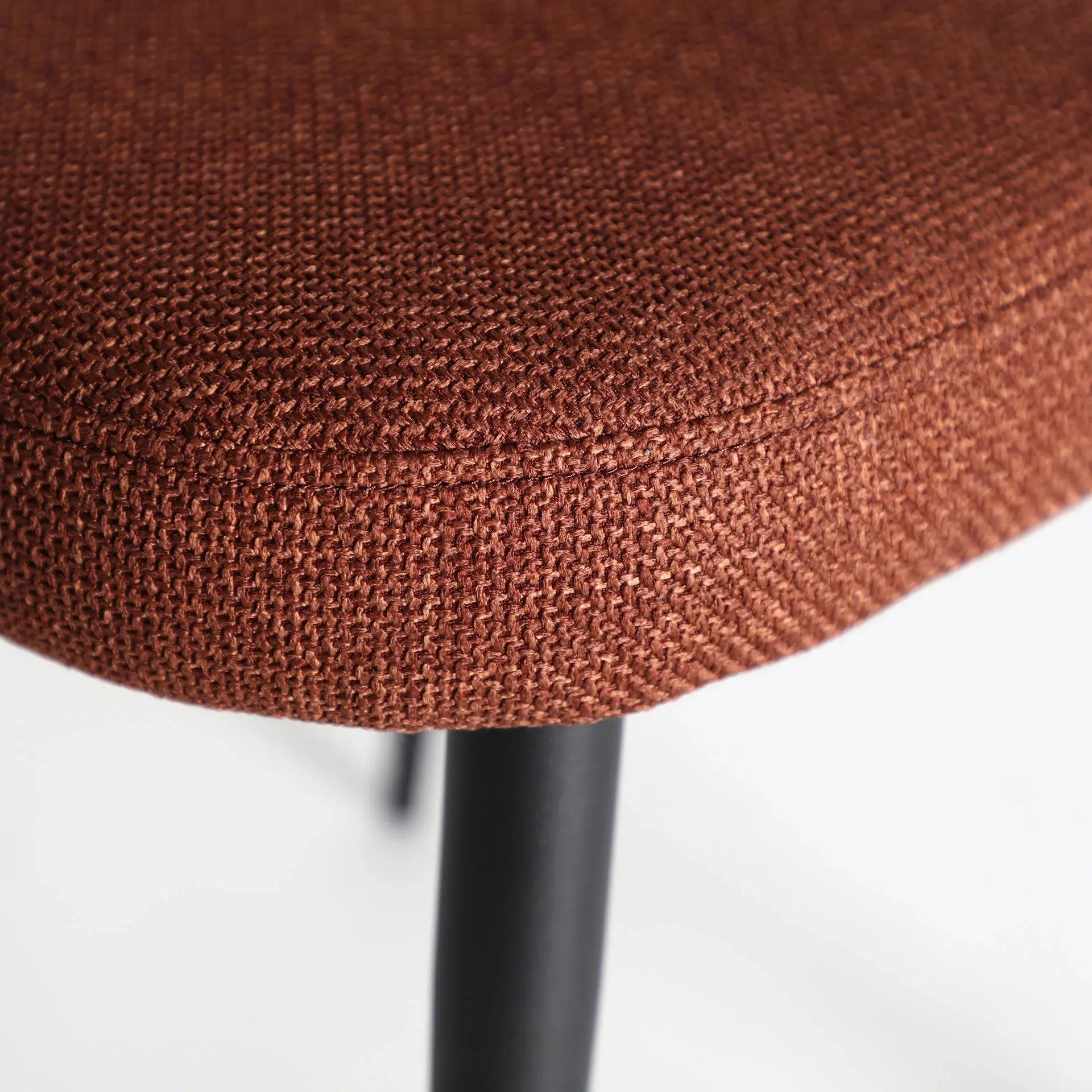 Chaise de Salle à Manger Tissu Rouge FLAGNAC - 61 x 61 cm KODU