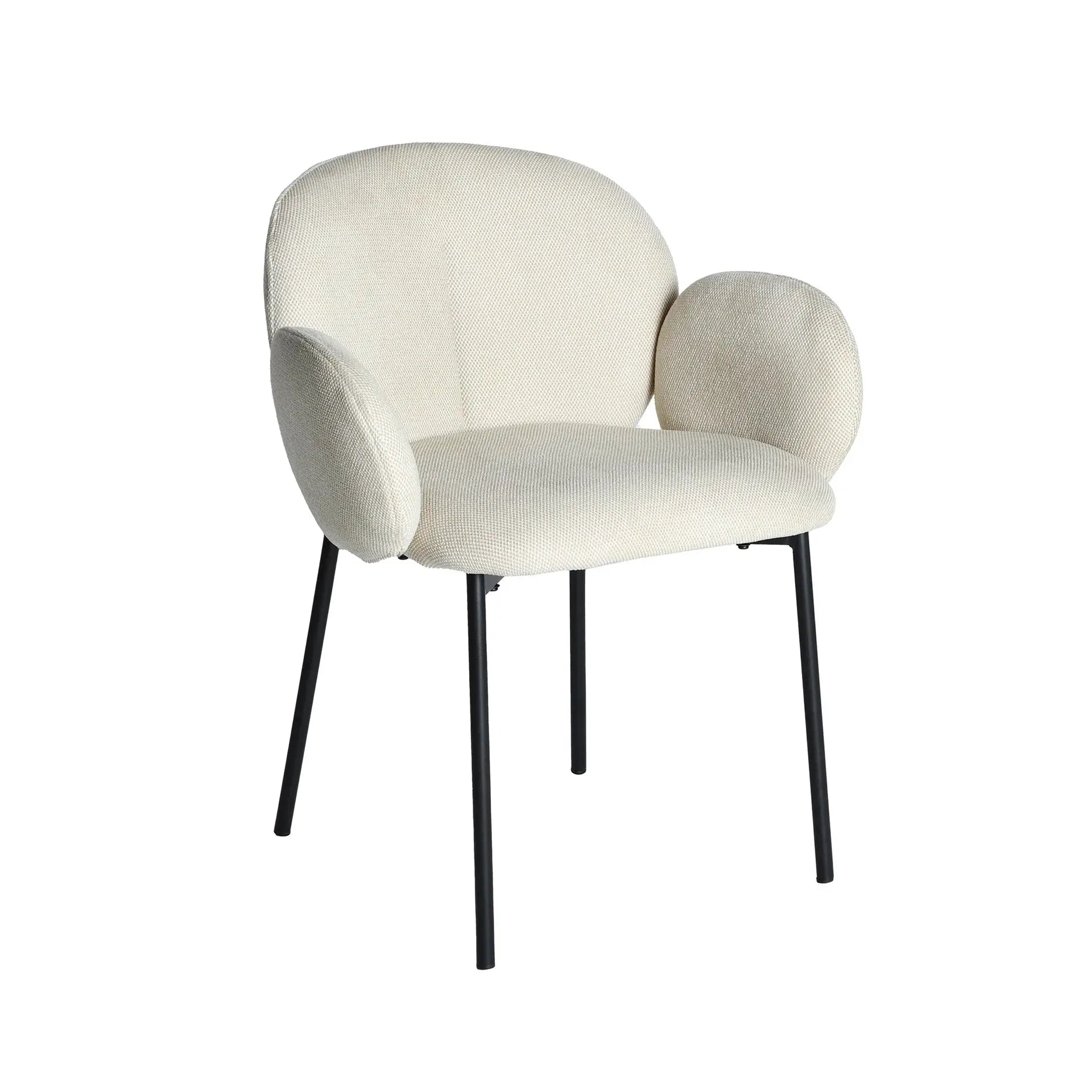 Chaise de Salle à Manger avec Accoudoirs BURGNAC - 60 x 63 cm KODU