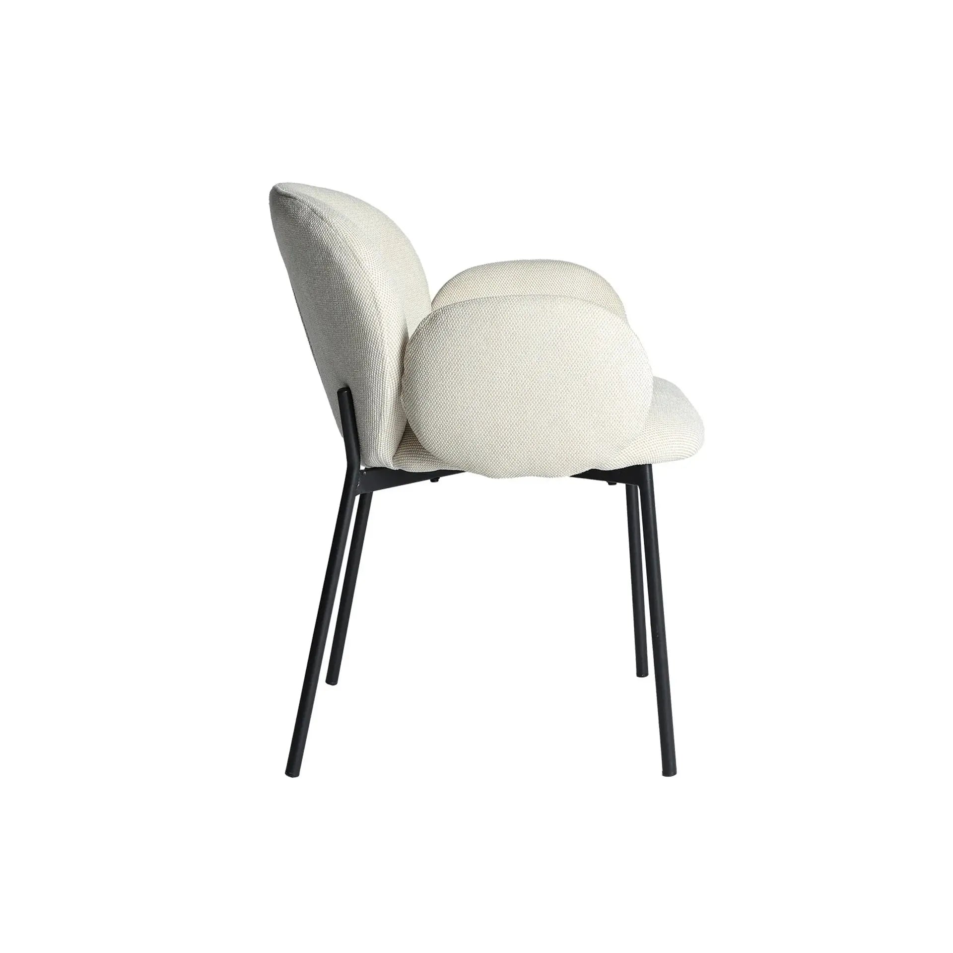 Chaise de Salle à Manger avec Accoudoirs BURGNAC - 60 x 63 cm KODU