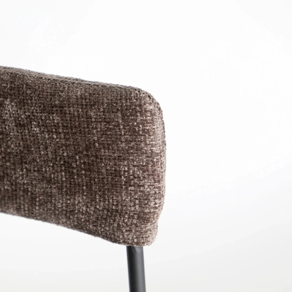 Chaise de Salle à Manger avec Accoudoirs Marron ALLENC - 59 x 59 cm KODU