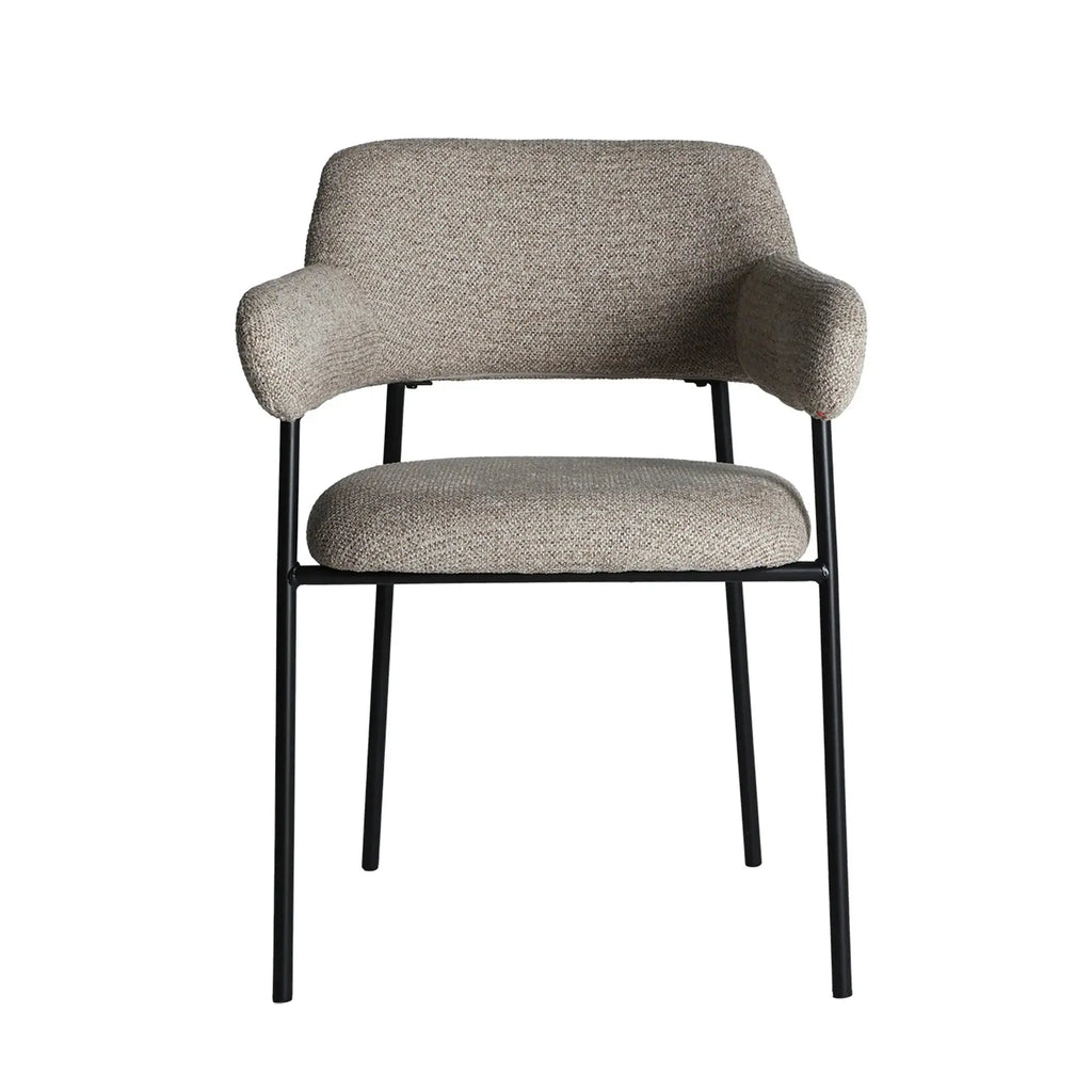 Chaise de Salle à Manger avec Accoudoirs SARZAY - 55 x 58 cm KODU