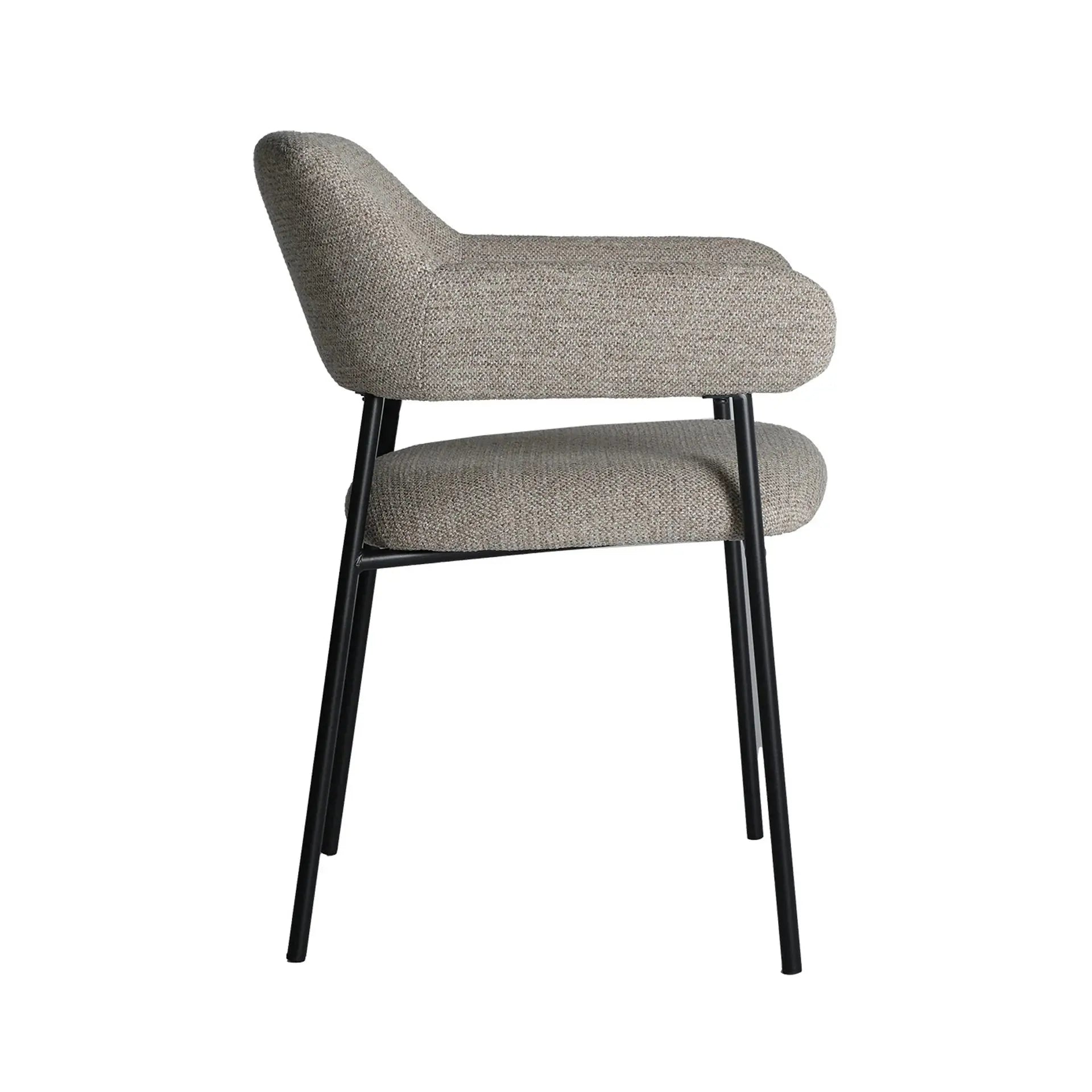 Chaise de Salle à Manger avec Accoudoirs SARZAY - 55 x 58 cm KODU