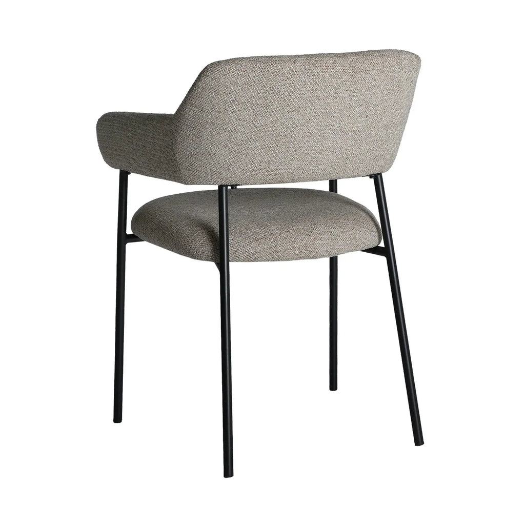 Chaise de Salle à Manger avec Accoudoirs SARZAY - 55 x 58 cm KODU