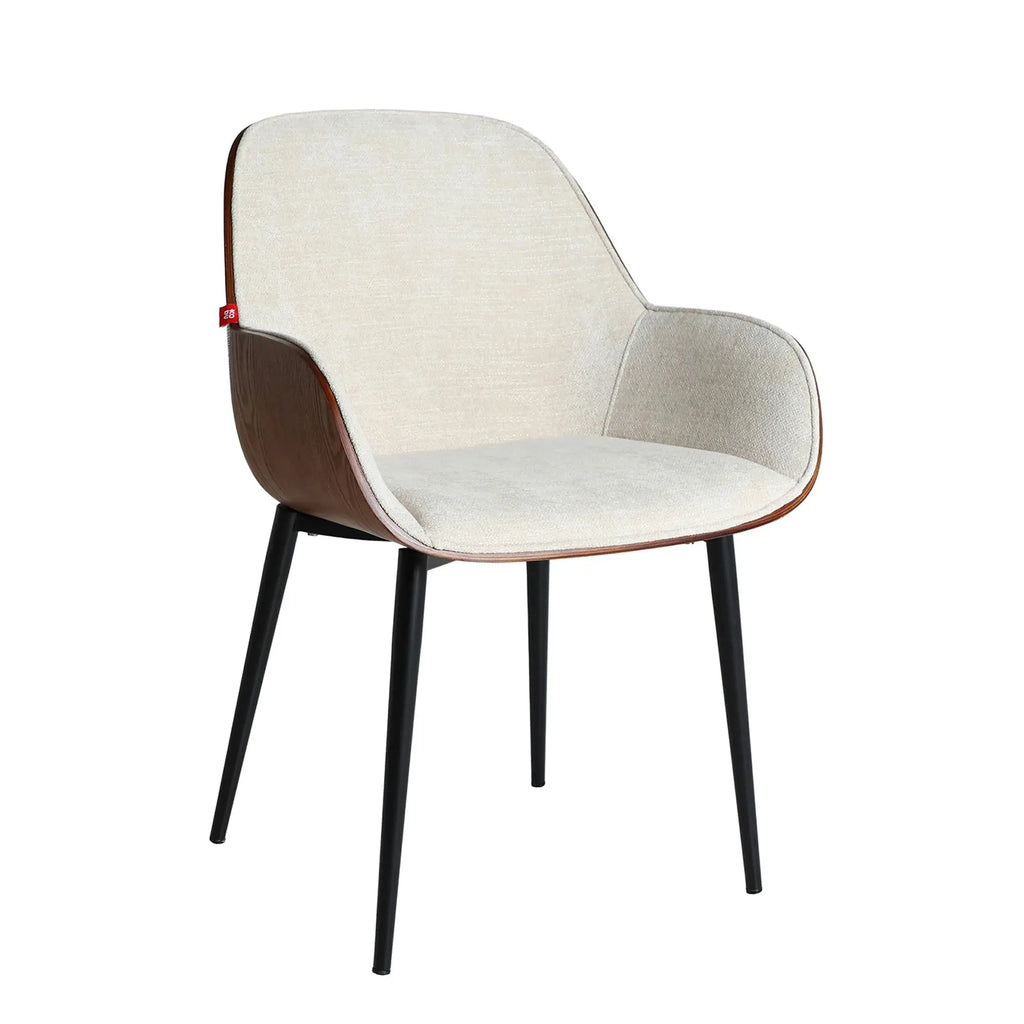Chaise de Salle à Manger en Bois avec Accoudoirs BEESD - 54 x 58 cm KODU