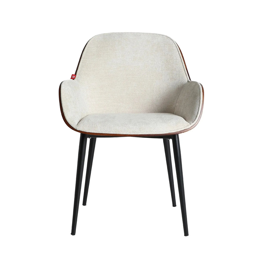 Chaise de Salle à Manger en Bois avec Accoudoirs BEESD - 54 x 58 cm KODU
