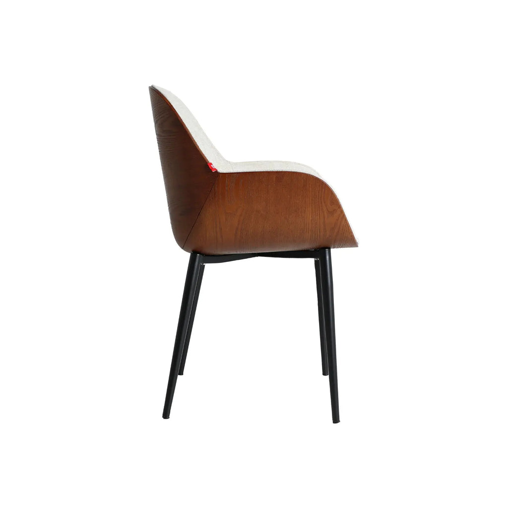 Chaise de Salle à Manger en Bois avec Accoudoirs BEESD - 54 x 58 cm KODU