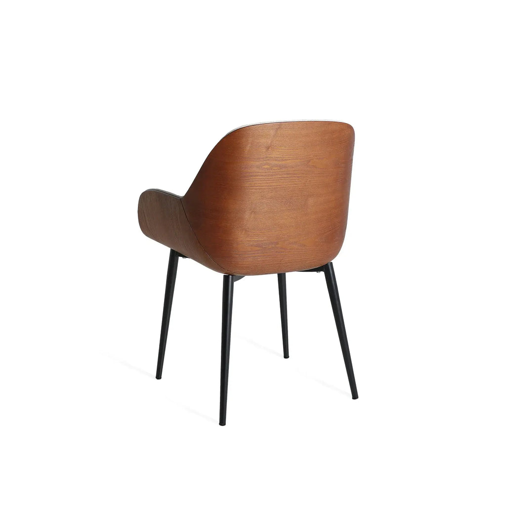 Chaise de Salle à Manger en Bois avec Accoudoirs BEESD - 54 x 58 cm KODU