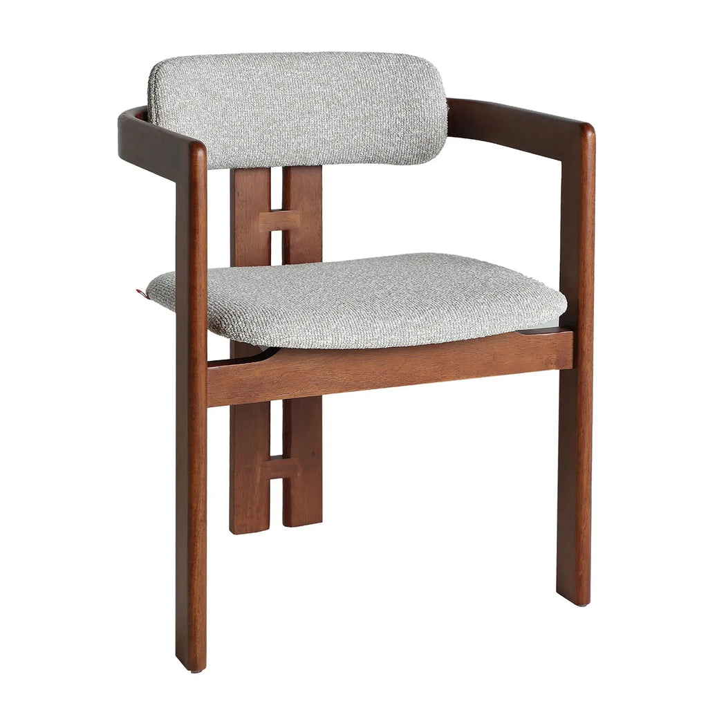 Chaise de Salle à Manger en Bois avec Accoudoirs HEDEL - 56 x 57 cm KODU