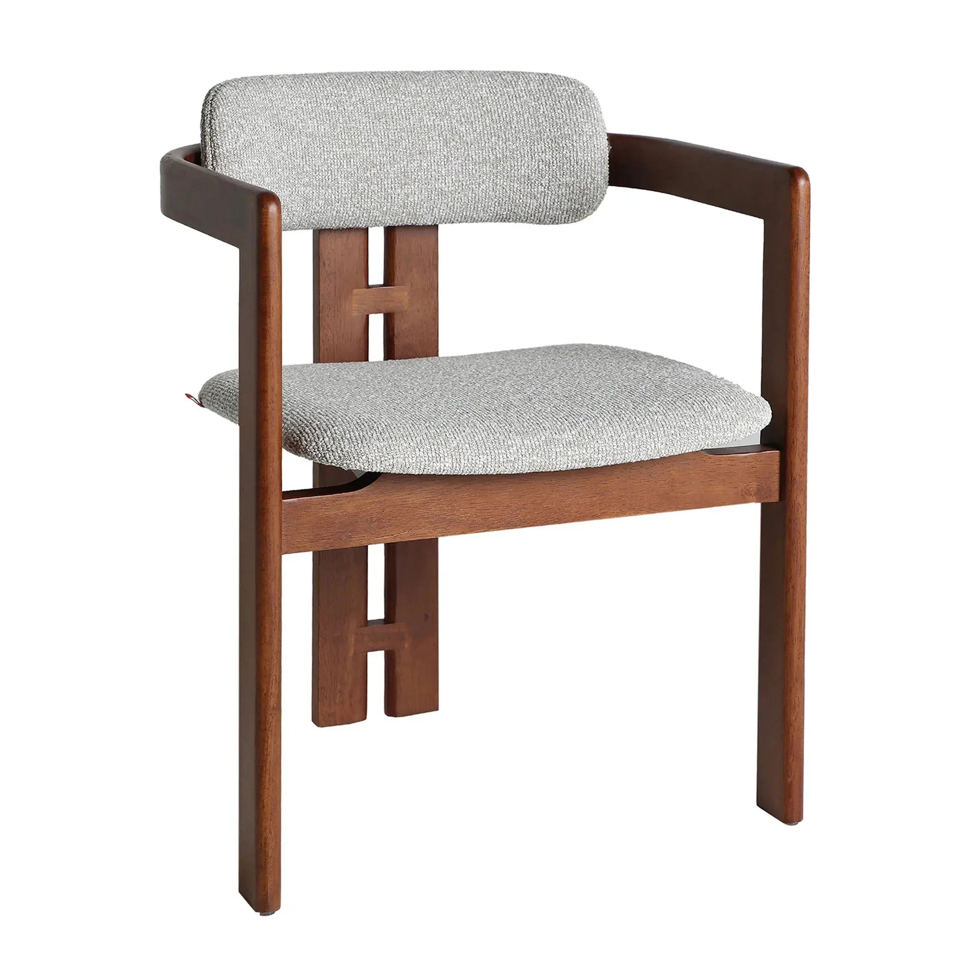 Chaise de Salle à Manger en Bois avec Accoudoirs HEDEL - 56 x 57 cm KODU