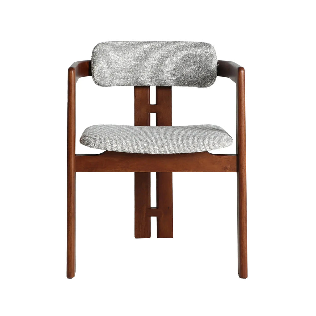 Chaise de Salle à Manger en Bois avec Accoudoirs HEDEL - 56 x 57 cm KODU