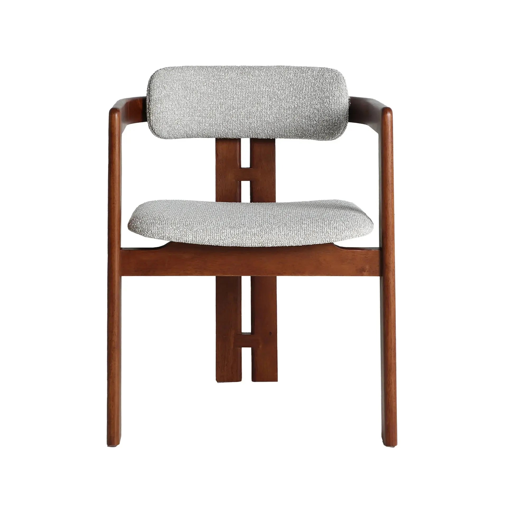 Chaise de Salle à Manger en Bois avec Accoudoirs HEDEL - 56 x 57 cm KODU