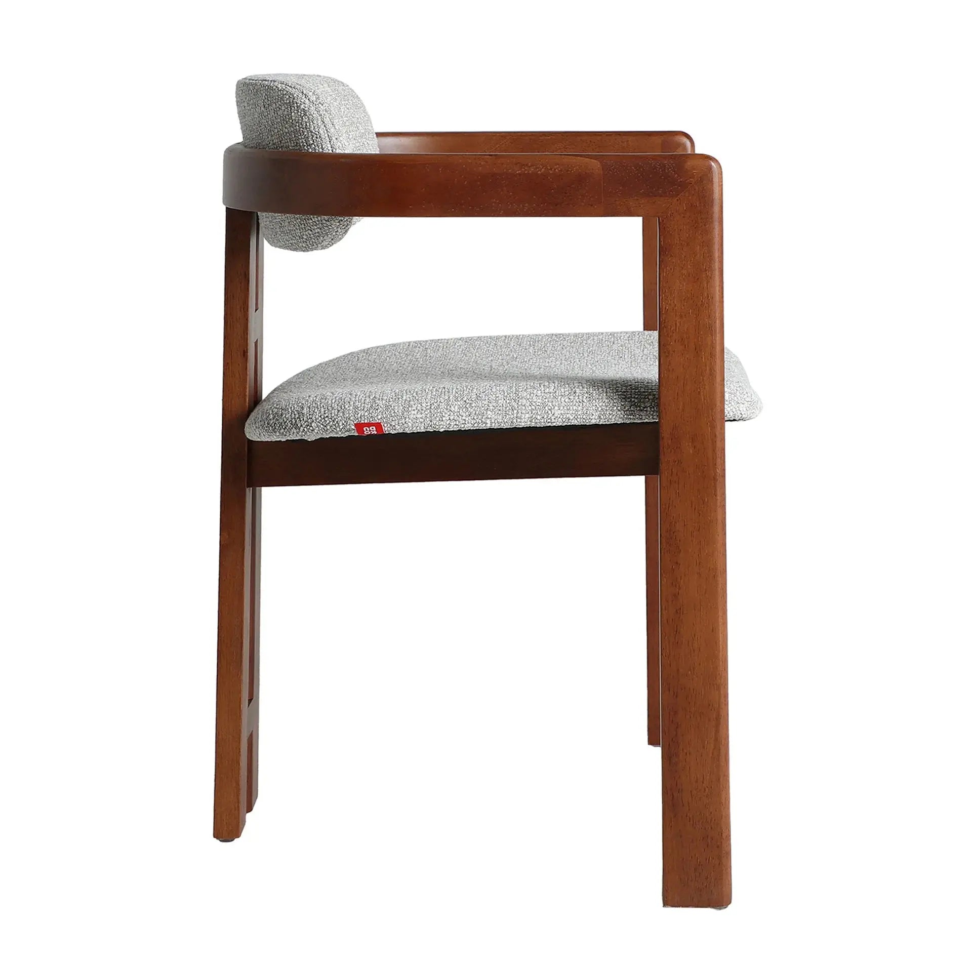Chaise de Salle à Manger en Bois avec Accoudoirs HEDEL - 56 x 57 cm KODU