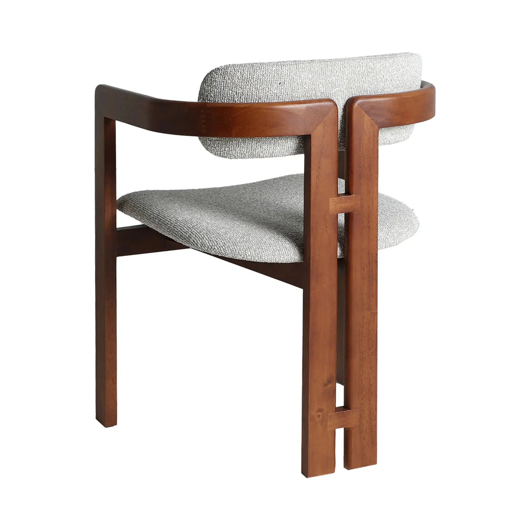 Chaise de Salle à Manger en Bois avec Accoudoirs HEDEL - 56 x 57 cm KODU