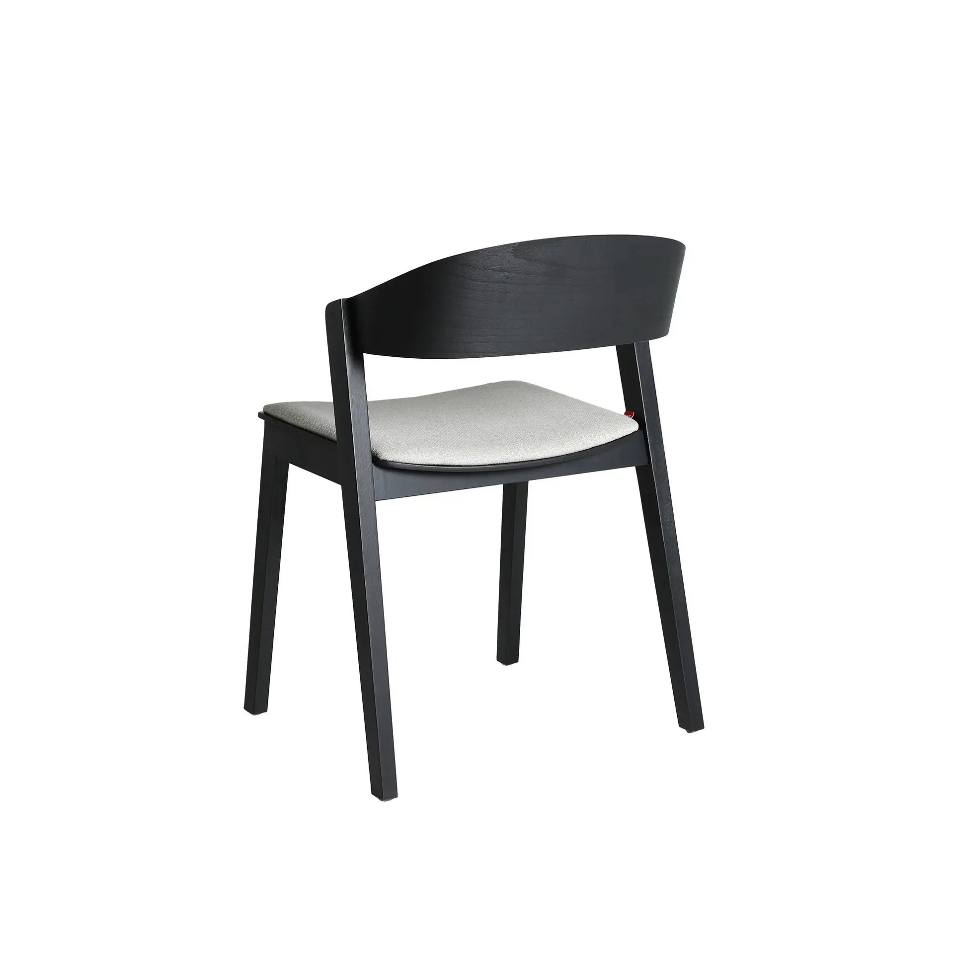 Chaise de Salle à Manger en Bois d'Hêtre Noir BORKEN - 50 x 54 cm KODU