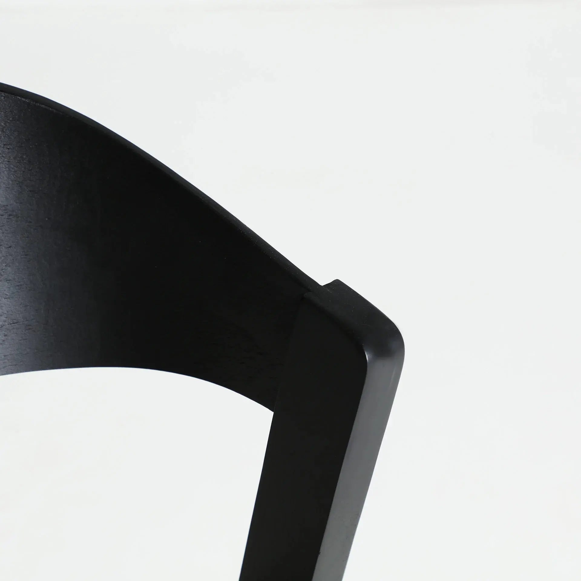 Chaise de Salle à Manger en Bois d'Hêtre Noir BORKEN - 50 x 54 cm KODU