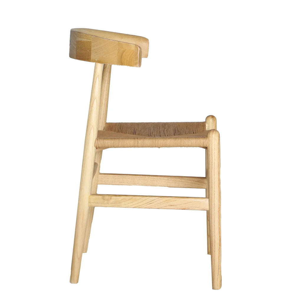 Chaise de Salle à Manger en Bois d'Orme Brun KARVAG - 50 x 54 cm KODU