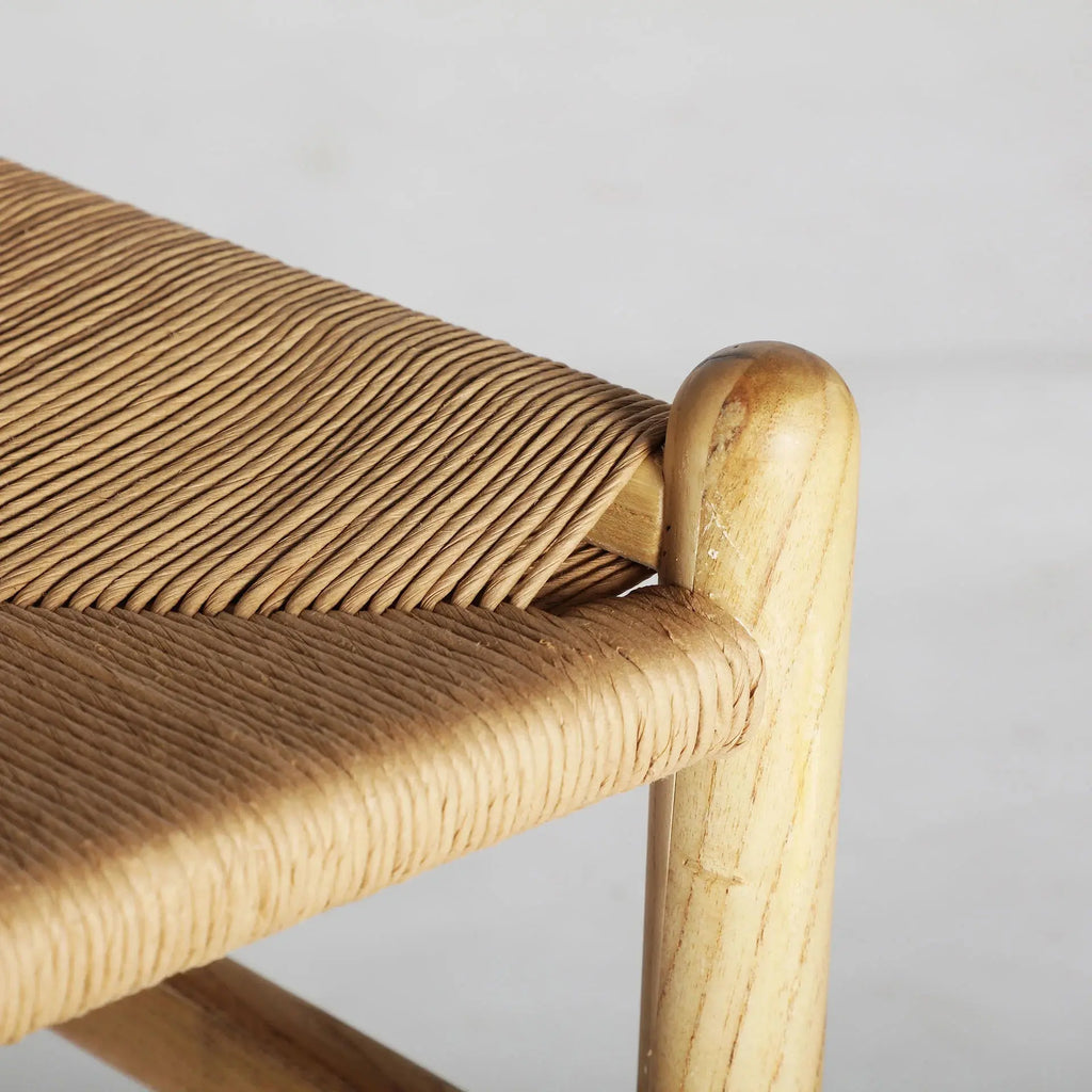 Chaise de Salle à Manger en Bois d'Orme Brun KARVAG - 50 x 54 cm KODU